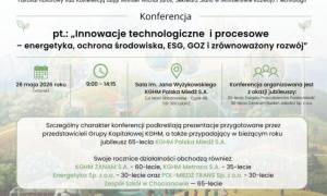 Już niebawem konferencja  o transformacji technologicznej, energetycznej i środowiskowej przemysłu