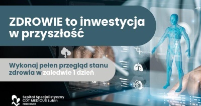 Przegląd zdrowia w 1 dzień w Szpitalu Specjalistycznym CDT Medicus