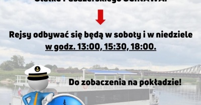 Rejsy „ŚCINAWĄ” – nowe godziny