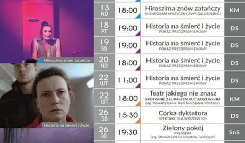 Wrzesień w Teatrze Modrzejewskiej