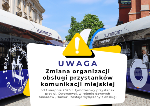 Likwidacja tymczasowego przystanku na ul. Dworcowej