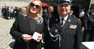 E.Jedlecka doceniona za Zasługi dla Pożarnictwa