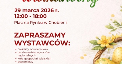 Wójt gminy Rudna zaprasza na Jarmark Wielkanocny do Chobieni