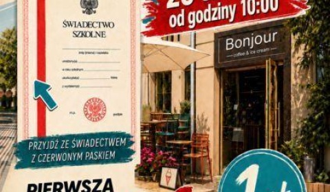 Czerwony pasek na świadectwie? W Legnicy pierwsza gałka lodów za złotówkę!