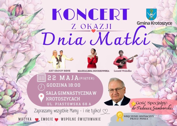 Krotoszyce w piątek świętują Dzień Matki