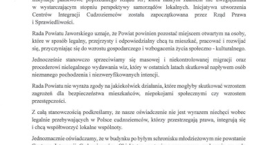 Strach przed cudzoziemcami w Jaworze. Trwa wojna na oświadczenia
