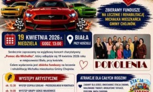 Festyn charytatywny „Pomoc dla Michałka” już 19 kwietnia w Białej