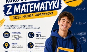 Bezpłatny kurs z matematyki przed maturą poprawkową