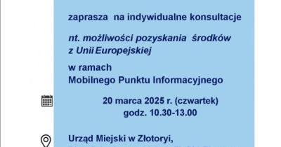 Mobilny punkt informacyjny Funduszy Europejskich w Złotoryi