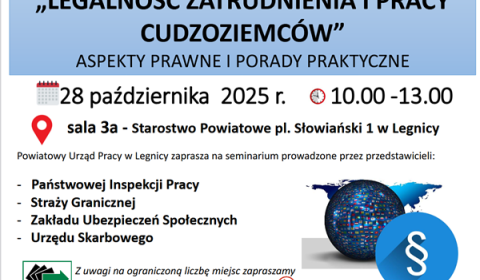 Seminarium „Legalność zatrudnienia i pracy cudzoziemców”