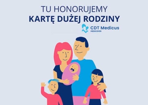 Karta dużej rodziny w CDT Medicus