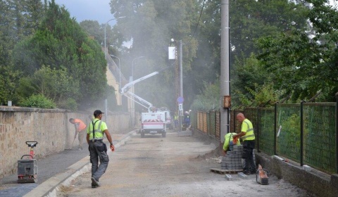 Trwają prace przy przebudowie ul. Cmentarnej i Bolesława Chrobrego