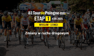 Tour de Pologne w Legnicy: radość dla kibiców, udręka dla kierowców