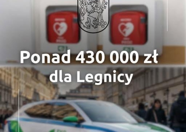  Defibrylatory w szkołach i elektryczny samochód dla Straży Miejskiej dzięki KGHM 