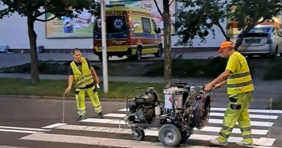  Odświeżają oznakowanie poziome 