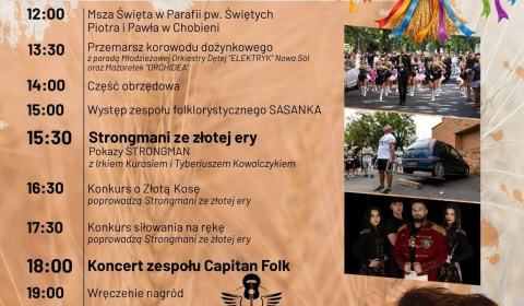 Łzy zagrają w Chobieni! Dożynki Gminy Rudna zapowiadają się na wielkie święto regionu