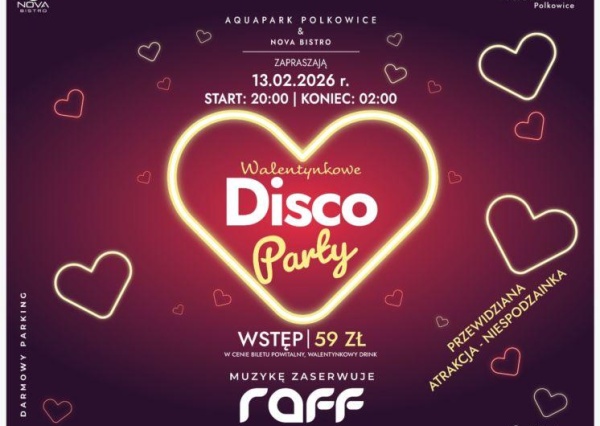 Noc pełna muzyki, tańca i niespodzianek w Aquaparku