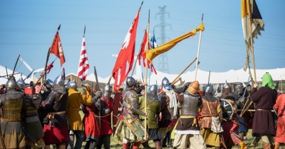Legnickie Pole: Inscenizacja bitwy pod Legnicą, minęło 785 lat (FOTO cz.1)