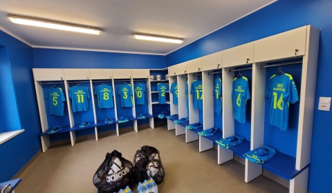 Tu na razie jest ściernisko a powstanie nowoczesny stadion...