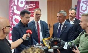 W Głogowie otwarto dziś biuro poselskie Arkadiusza Sikory z Lewicy