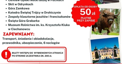 Podlasie w ruchu czyli gmina Rudna organizuje wyjazd za seniorów. Za grosze