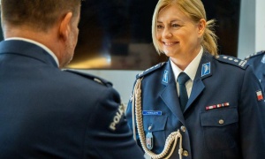 Inspektor Justyna Kowalczyk na czele lubińskiej policji