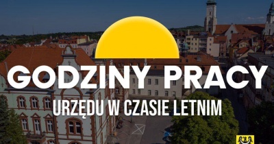 Zmiana godzin pracy Urzędu Miejskiego w Złotoryi w okresie letnim