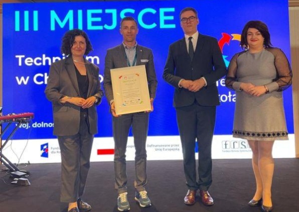 Zespół Szkół w Chocianowie z trzecim miejscem w Polsce