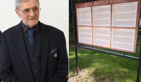 Kolejny „Złoty Człowiek” trafił do Alei Złotych Ludzi. Złotoryja uhonorowała Alfreda Michlera