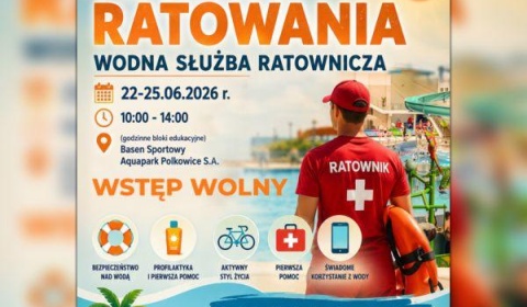 Nauka, która może uratować życie.  Wyjątkowe wydarzenie Aquaparku Polkowice i KGHM