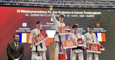 Udany start karateków z Lubina na Pucharze Krakowa