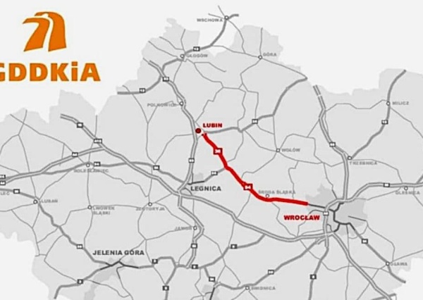 Szybciej, bezpieczniej  z Lubina do Wrocławia! Ważna droga do przebudowy