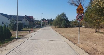 Nowa droga wewnętrzna w miejscowości Gorzyca