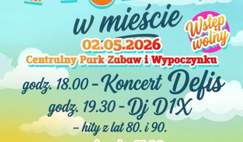 Majówka w Polkowicach. Patriotycznie i rozrywkowo