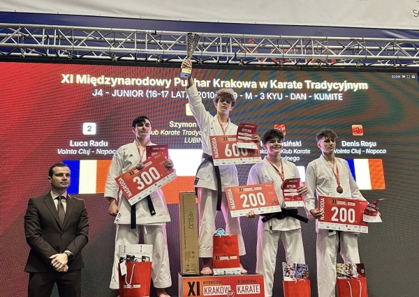 Udany start karateków z Lubina na Pucharze Krakowa