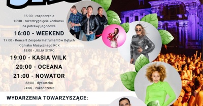 Jagodowe święto muzyki i rodzinnej zabawy – Chocianów zaprasza na Święto Jagody 2025