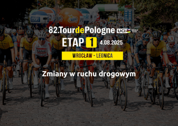Tour de Pologne w Legnicy: radość dla kibiców, udręka dla kierowców
