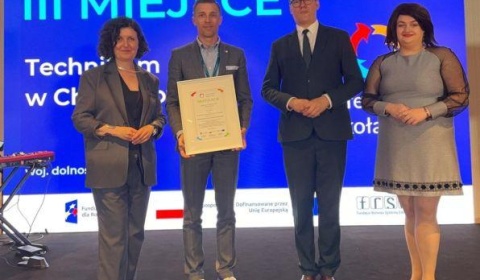 Zespół Szkół w Chocianowie z trzecim miejscem w Polsce