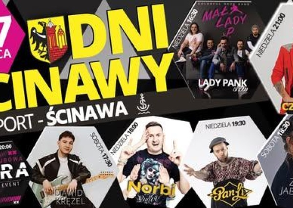 Dni Ścinawy 2026. Przed nami weekend pełen muzyki, sportu i rodzinnych atrakcji