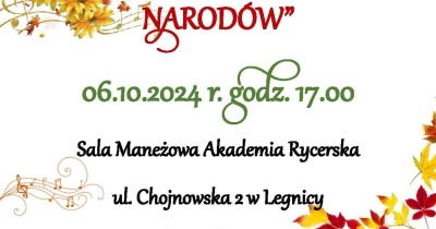 Zapraszamy na Koncert Galowy XIII Festiwalu „Barwy Miłości Różnych Narodów”