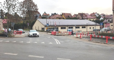 Krzyżówka przy nowym markecie do przebudowy 