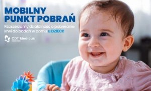 Mobilny punkt pobrań CDT Medicus – rozszerzamy działalność o pobieranie krwi u dzieci