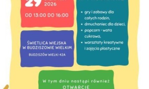 Pożegnajmy wakacje rodzinnie! Piknik i otwarcie świetlicy w Budziszowie Wielkim
