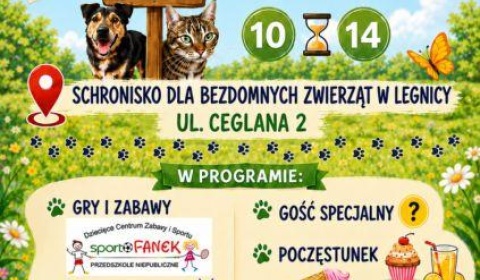 Dzień Dziecka w Schronisku dla Bezdomnych Zwierząt w Legnicy