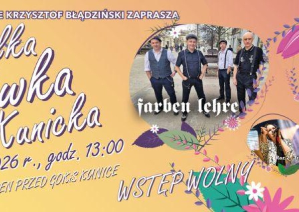 Wielka Kunicka Majówka 2026:rock i moc lokalnych atrakcji nad Jeziorem Kunickim
