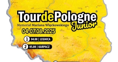 Tour de Pologne Junior 2025 — młodzi kolarze na trasie wyścigu World Tour