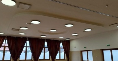 Świetlica w Oborze z nowym oświetleniem – inwestycja z dofinansowaniem