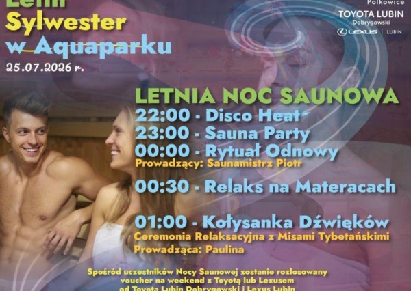 Przed nami Letnia Noc Saunowa