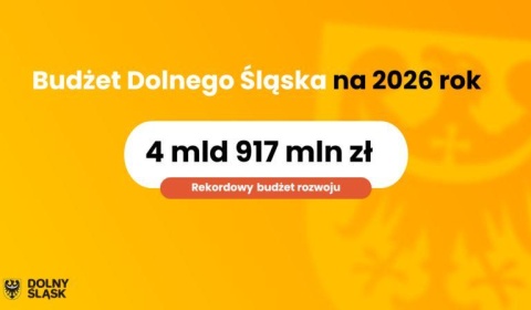 Blisko 5 miliardów złotych dla Dolnego Śląska. Przyszłoroczny budżet najwyższy w historii