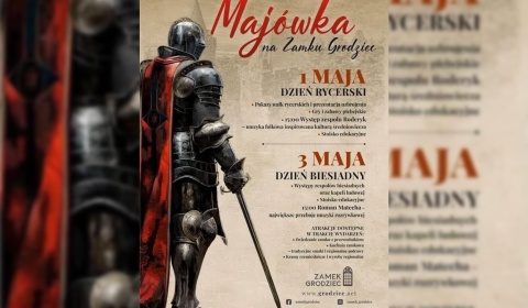 Historyczna majówka na Zamku Grodziec.Potem rajd rowerowy związkowców KGHM